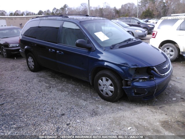 2C4GP44343R105642 - 2003 CHRYSLER TOWN & COUNTRY LX Dark Blue photo 1