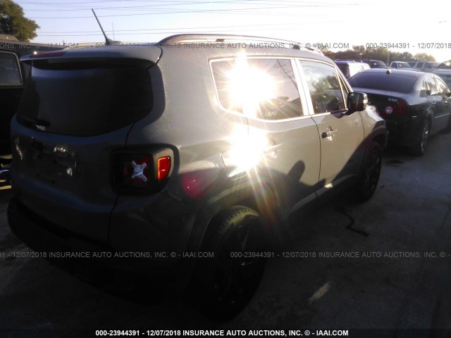 ZACCJABB7HPF93151 - 2017 JEEP RENEGADE LATITUDE GRAY photo 4