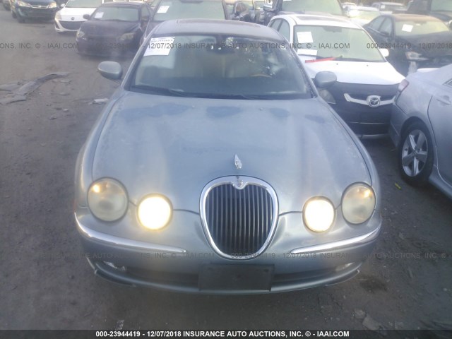 SAJEA01TX3FM55954 - 2003 JAGUAR S-TYPE BLUE photo 6