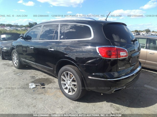 5GAKRAKD4GJ122631 - 2016 BUICK ENCLAVE BLACK photo 3