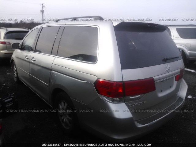 5FNRL38699B056171 - 2009 HONDA ODYSSEY EXL SILVER photo 3