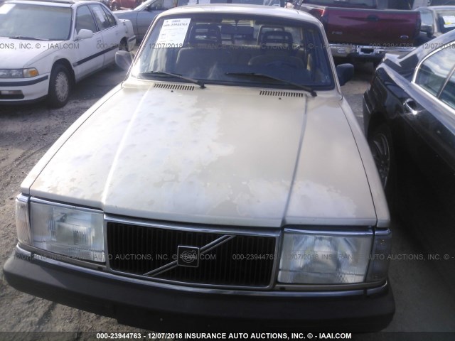 YV1AA8845M1432620 - 1991 VOLVO 240 GOLD photo 6