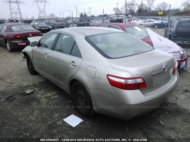 4T1BE46K48U734053 - 2008 TOYOTA CAMRY CE/LE/XLE/SE GOLD photo 3