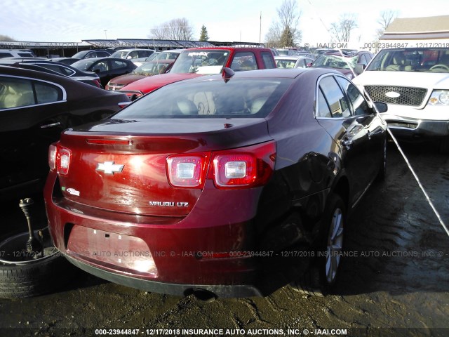 1G11E5SA8GF137843 - 2016 CHEVROLET MALIBU LIMITED LTZ RED photo 4