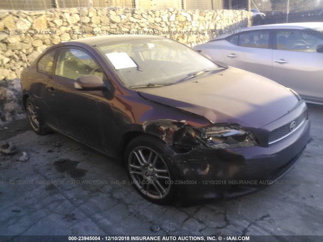 JTKDE177660124559 - 2006 TOYOTA SCION TC 栗色 照片 1