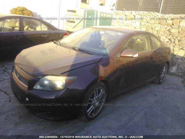 JTKDE177660124559 - 2006 TOYOTA SCION TC 栗色 照片 2