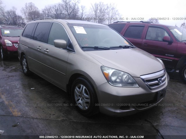 5FNRL38646B435221 - 2006 HONDA ODYSSEY EXL TAN photo 1