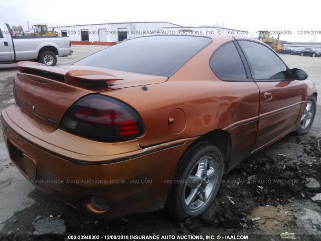 1G2NW12E54M615858 - 2004 PONTIAC GRAND AM GT ORANGE photo 4