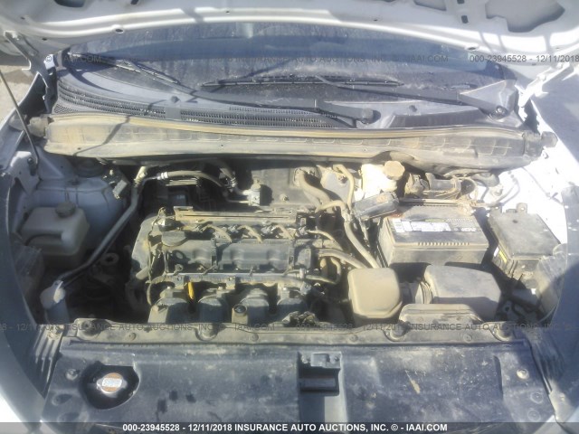 KM8JU3AC3AU012815 - 2010 HYUNDAI TUCSON GLS/LIMITED 银色 照片 10