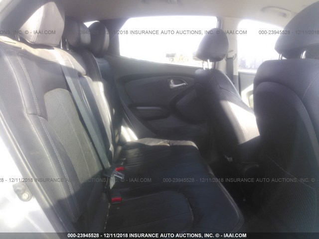 KM8JU3AC3AU012815 - 2010 HYUNDAI TUCSON GLS/LIMITED 银色 照片 8