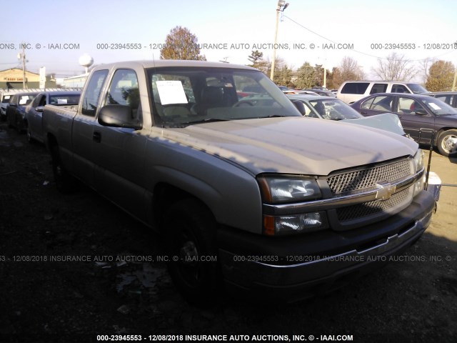 1GCEC19X34Z344653 - 2004 CHEVROLET SILVERADO C1500 GRAY photo 1