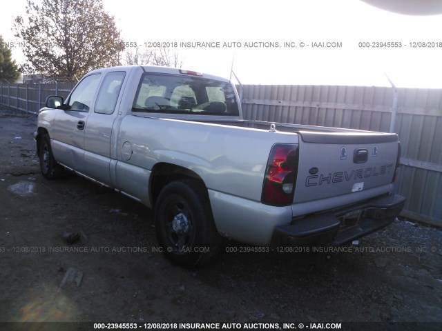 1GCEC19X34Z344653 - 2004 CHEVROLET SILVERADO C1500 GRAY photo 3