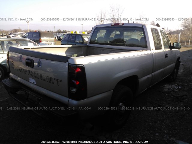 1GCEC19X34Z344653 - 2004 CHEVROLET SILVERADO C1500 GRAY photo 4