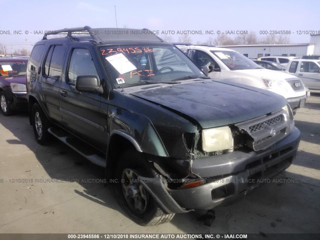 5N1ED28YX1C567778 - 2001 NISSAN XTERRA XE/SE GREEN photo 1