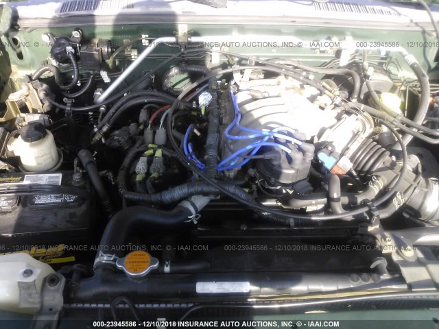 5N1ED28YX1C567778 - 2001 NISSAN XTERRA XE/SE GREEN photo 10