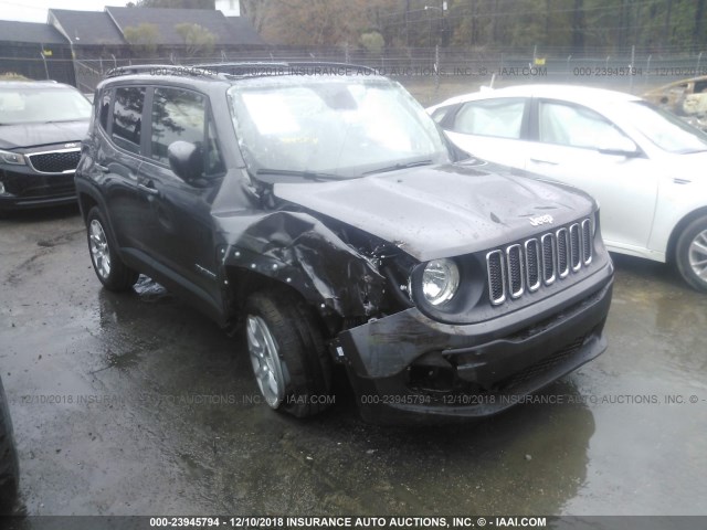 ZACCJABB1JPH93741 - 2018 JEEP RENEGADE LATITUDE GRAY photo 1