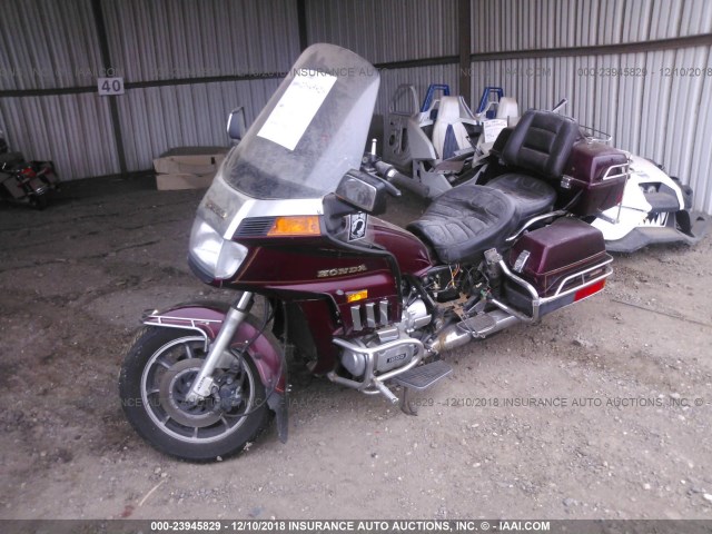 1HFSC1411FA109939 - 1985 HONDA GL1200 I MAROON photo 2