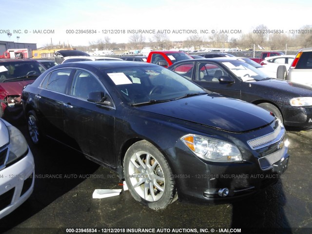 1G1ZE5E72BF230286 - 2011 CHEVROLET MALIBU LTZ BLACK photo 1