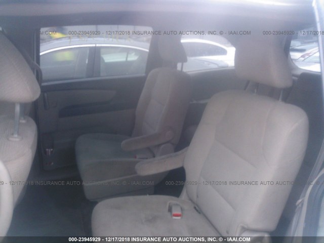 5FNRL5H29DB050310 - 2013 HONDA ODYSSEY LX WHITE photo 8