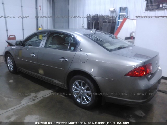 1G4HJ5EM4BU137443 - 2011 BUICK LUCERNE CXL GRAY photo 3