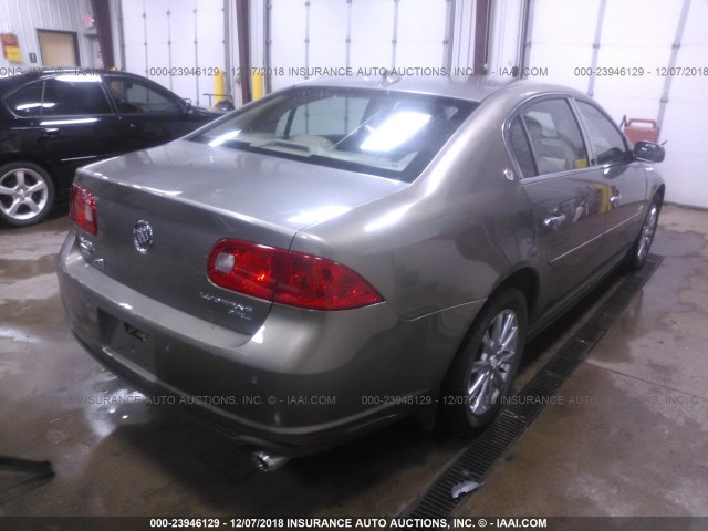 1G4HJ5EM4BU137443 - 2011 BUICK LUCERNE CXL GRAY photo 4