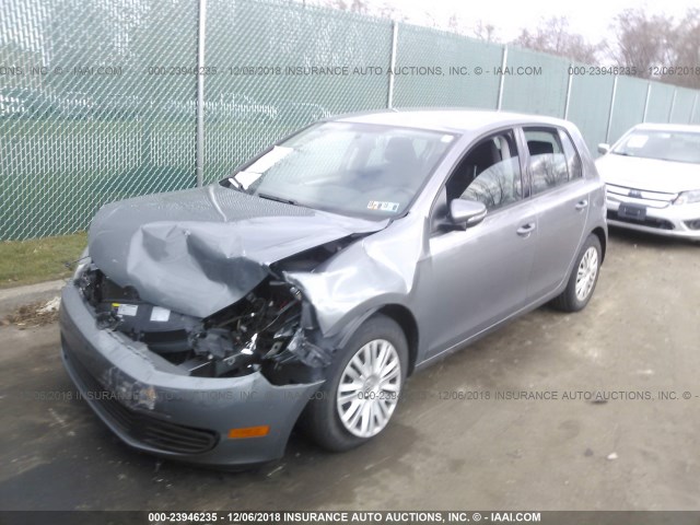 WVWDB7AJ6EW009043 - 2014 VOLKSWAGEN GOLF 灰色 照片 2