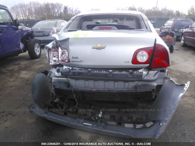 1G1ZG57B89F105606 - 2009 CHEVROLET MALIBU LS 银色 照片 6