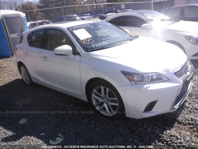 JTHKD5BH8G2252220 - 2016 LEXUS CT 200 WHITE photo 1