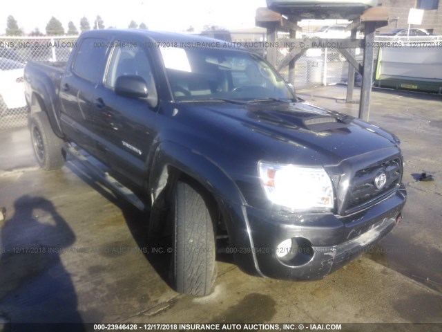 3TMJU62N28M070483 - 2008 TOYOTA TACOMA DOUBLE CAB PRERUNNER BLACK photo 1