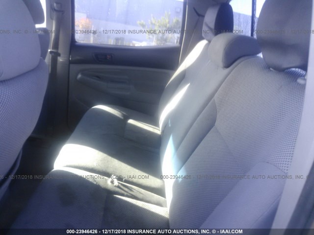 3TMJU62N28M070483 - 2008 TOYOTA TACOMA DOUBLE CAB PRERUNNER BLACK photo 8