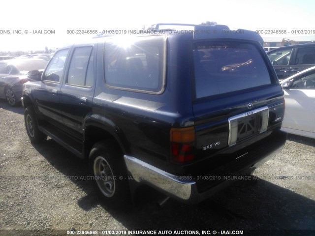 JT3VN29V9R0034375 - 1994 TOYOTA 4RUNNER VN29 SR5 BLUE photo 3