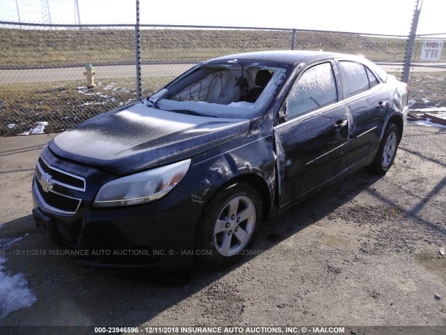 1G11B5SA9DF357318 - 2013 CHEVROLET MALIBU LS 黑色 照片 2