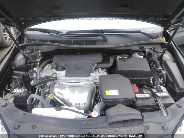4T1BF1FKXHU701036 - 2017 TOYOTA CAMRY LE/XLE/SE/XSE BLACK photo 10