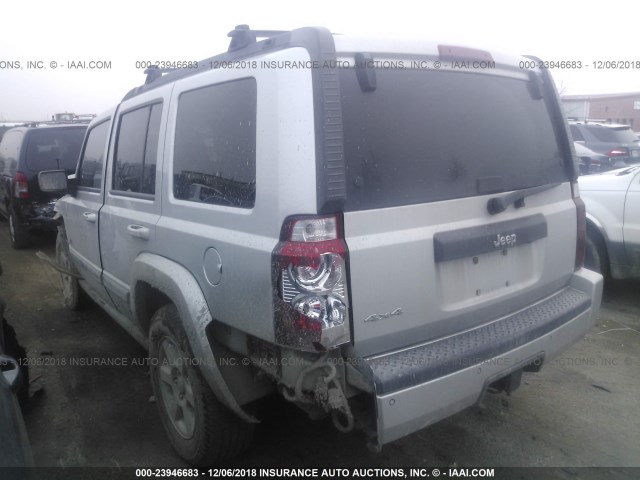 1J8HG48K37C661969 - 2007 JEEP COMMANDER Gümüş foto 3