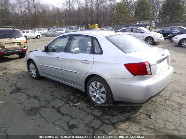 JF1GE61619H501666 - 2009 SUBARU IMPREZA 2.5I SILVER photo 3