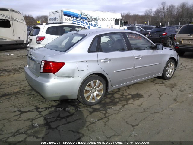 JF1GE61619H501666 - 2009 SUBARU IMPREZA 2.5I SILVER photo 4