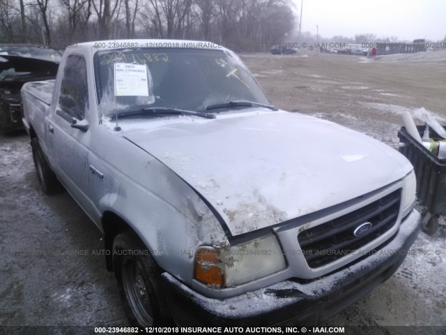 1FTYR10D42TA06533 - 2002 FORD RANGER SILVER photo 1