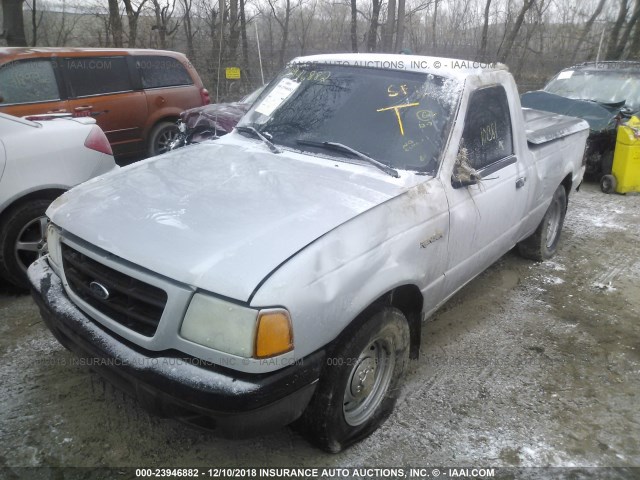 1FTYR10D42TA06533 - 2002 FORD RANGER SILVER photo 2