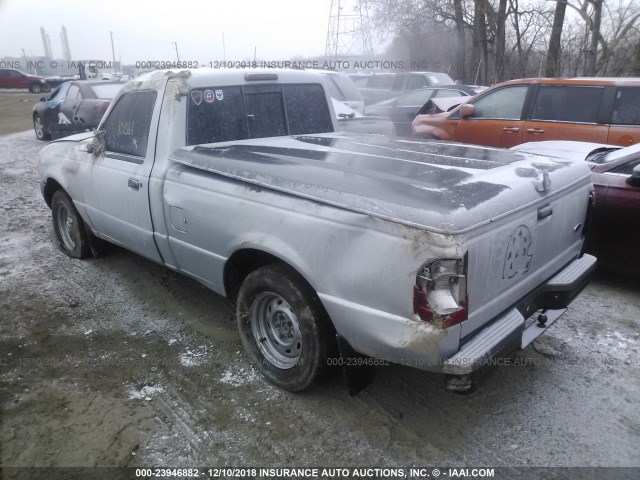 1FTYR10D42TA06533 - 2002 FORD RANGER SILVER photo 3