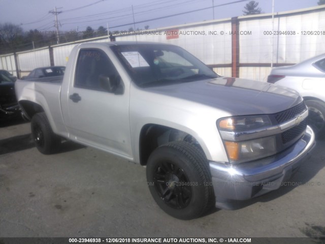 1GCCS149578174759 - 2007 CHEVROLET COLORADO SILVER photo 1