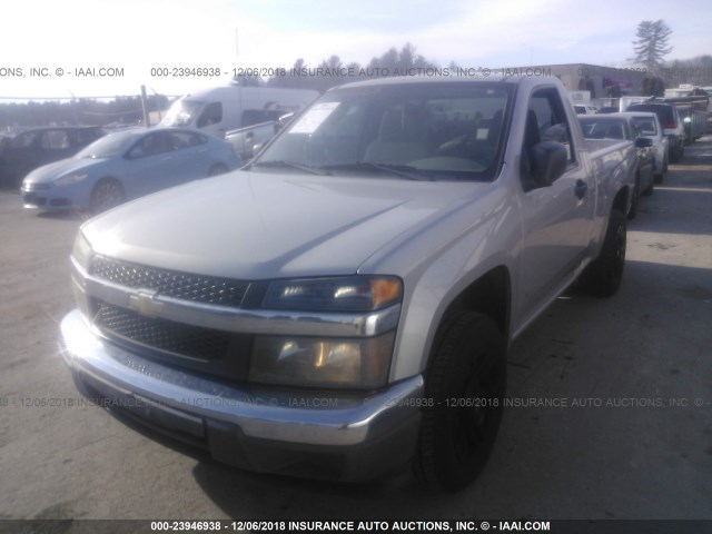 1GCCS149578174759 - 2007 CHEVROLET COLORADO SILVER photo 2