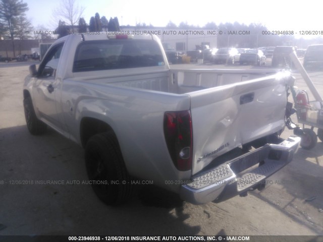 1GCCS149578174759 - 2007 CHEVROLET COLORADO SILVER photo 3