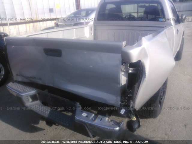 1GCCS149578174759 - 2007 CHEVROLET COLORADO SILVER photo 6