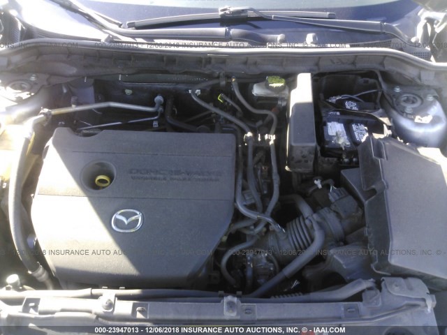 JM1BL1S61A1238474 - 2010 MAZDA 3 S GRAY photo 10