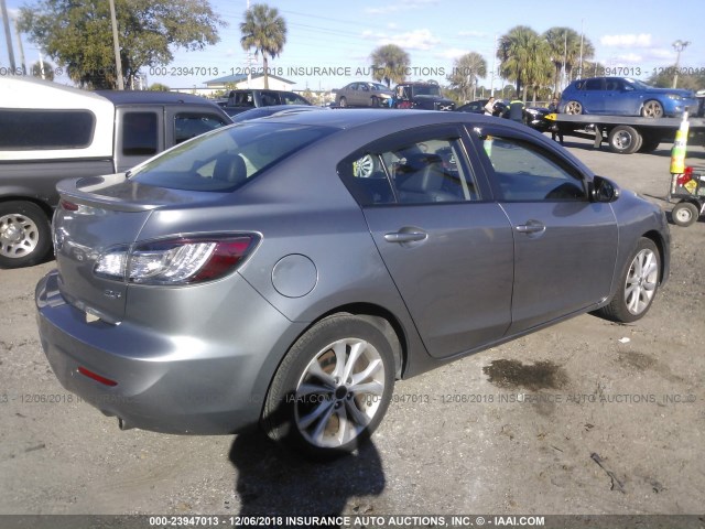 JM1BL1S61A1238474 - 2010 MAZDA 3 S GRAY photo 4