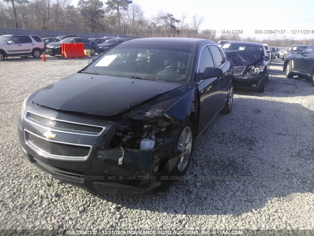 1G1ZD5EU2BF143139 - 2011 CHEVROLET MALIBU 2LT BLACK photo 2