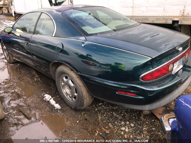 1G4GD2212W4705061 - 1998 BUICK RIVIERA GREEN photo 3