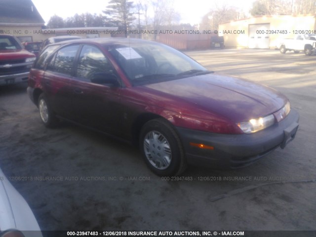 1G8ZG8282XZ226206 - 1999 SATURN SW1 RED photo 1