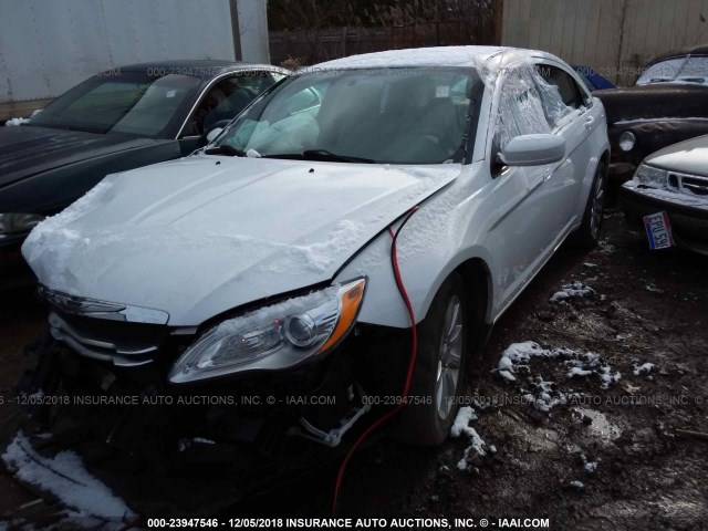 1C3CCBBB0EN185776 - 2014 CHRYSLER 200 TOURING WHITE photo 2