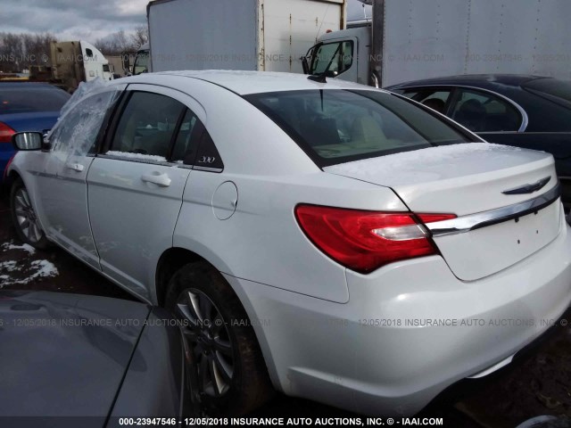 1C3CCBBB0EN185776 - 2014 CHRYSLER 200 TOURING WHITE photo 3